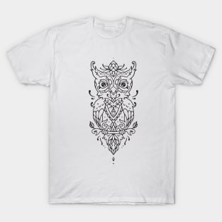 Owl Tattoo Design T-Shirt